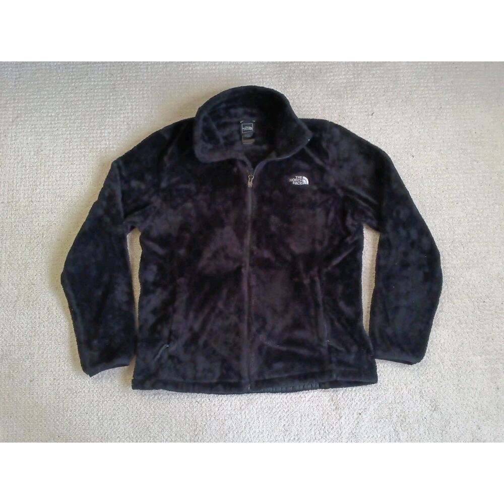 The North Face Osito Fleece Fuzzy Jacket Full Zip Women's Large Black
